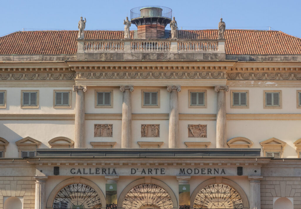 Gallery of Modern Art ,PAC, in the gardens of Corso Venezia, Milan - Italy